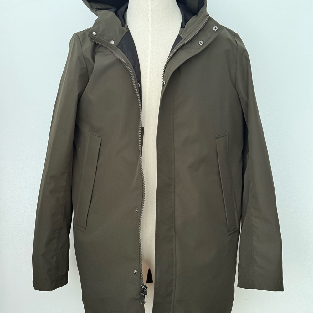 Olive Hooded Men's Jacket